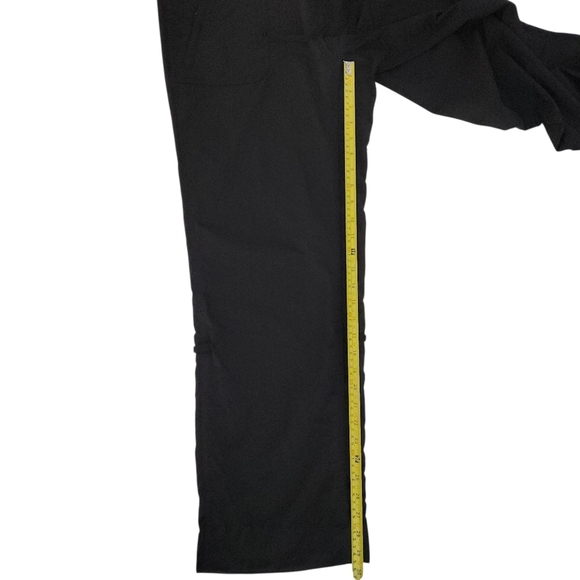 THE NORTH FACE Roll-Up Trail Pants – Black Hiking Cargo, Size 14 - Picture 6 of 16